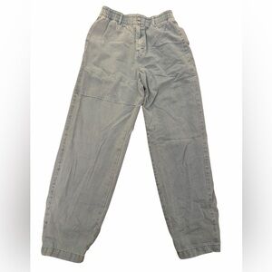 L.F Markey womens high waisted snap cuffed barrel cargo jeans trousers 29” 8/10